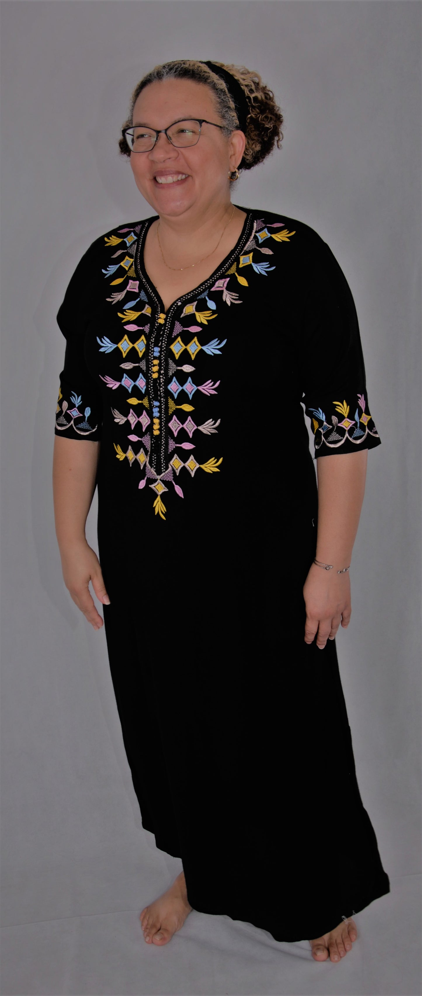 Vestido marroqui-negro-Grande