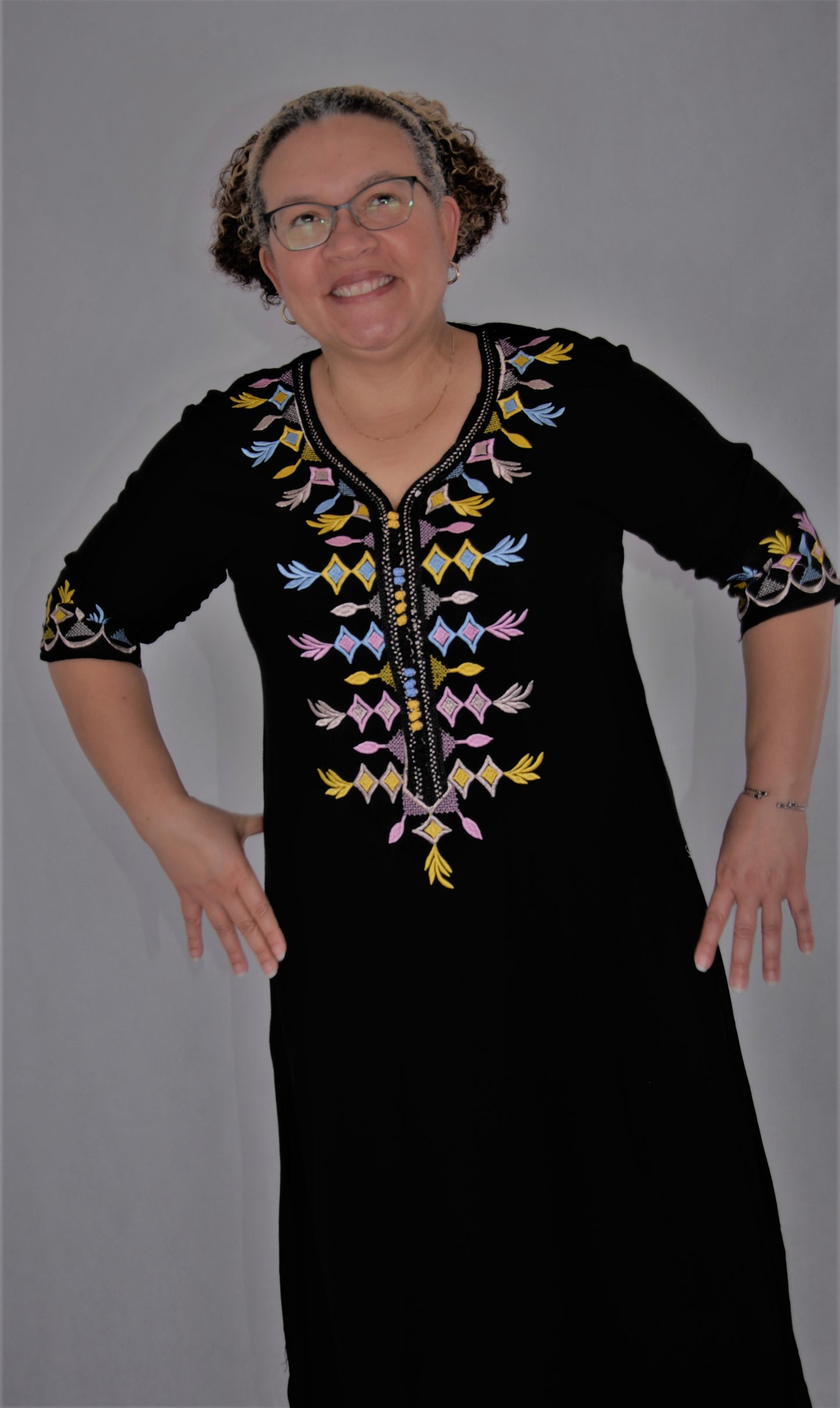 Vestido marroqui-negro-Grande