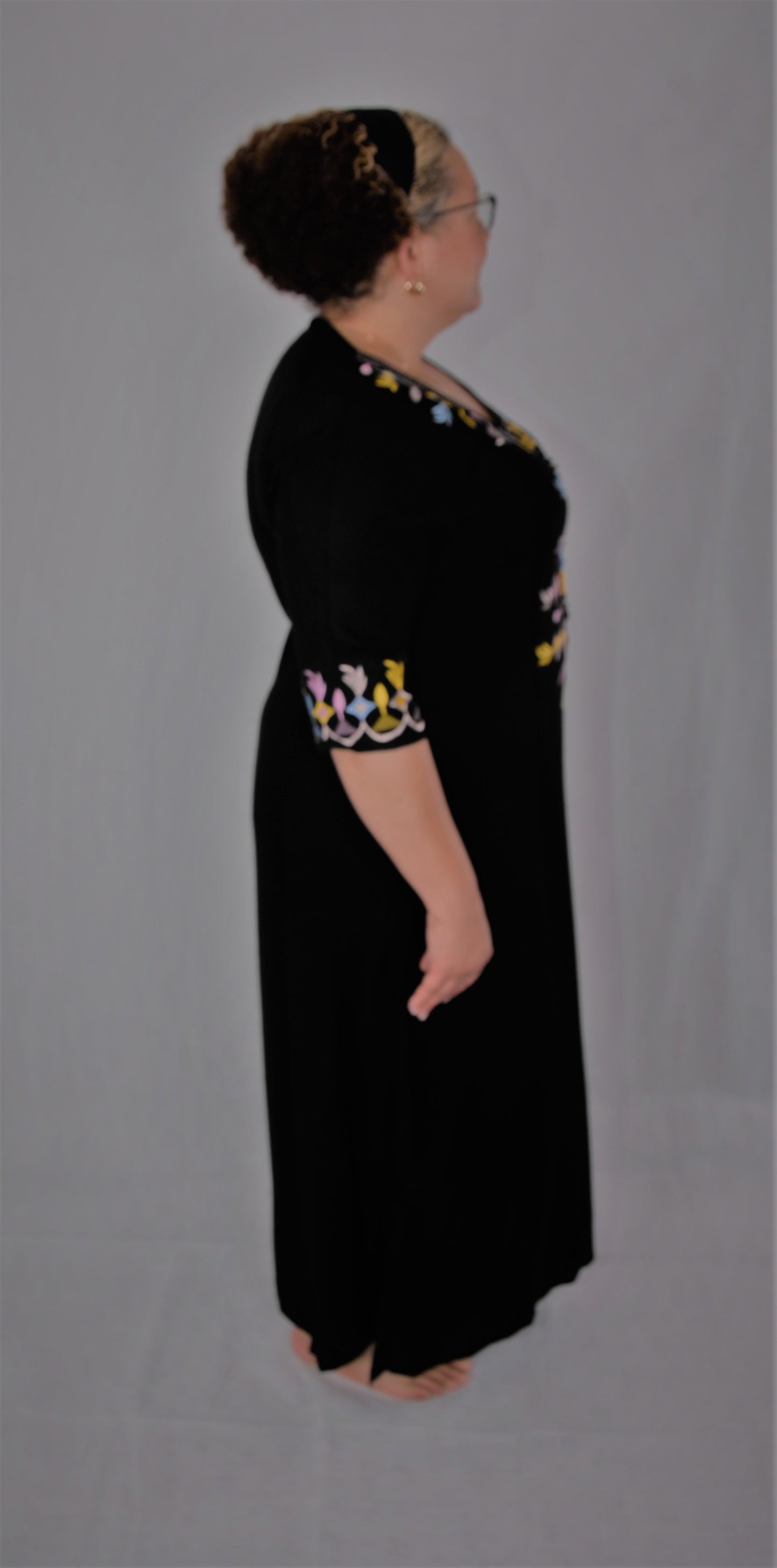 Vestido marroqui-negro-Grande