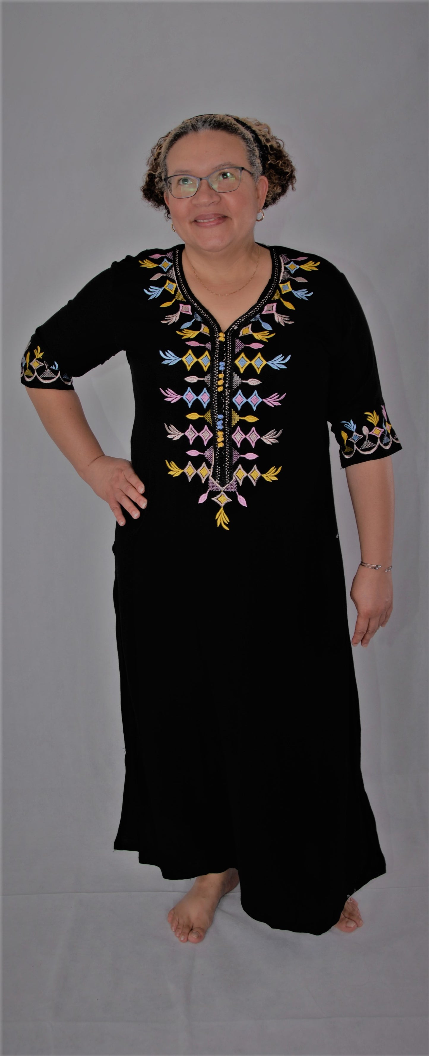 Vestido marroqui-negro-Grande