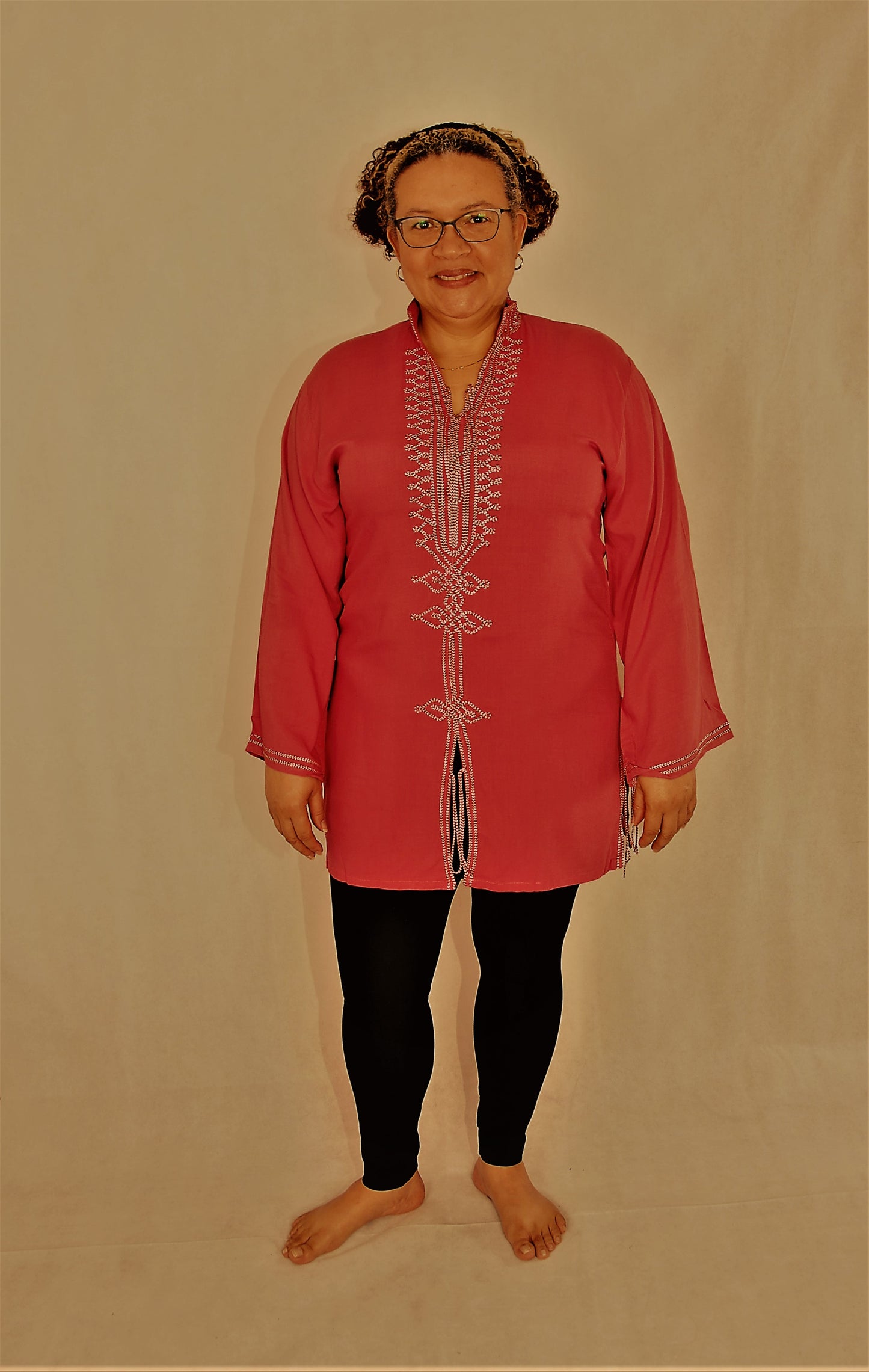 Moroccan Tunic- pink