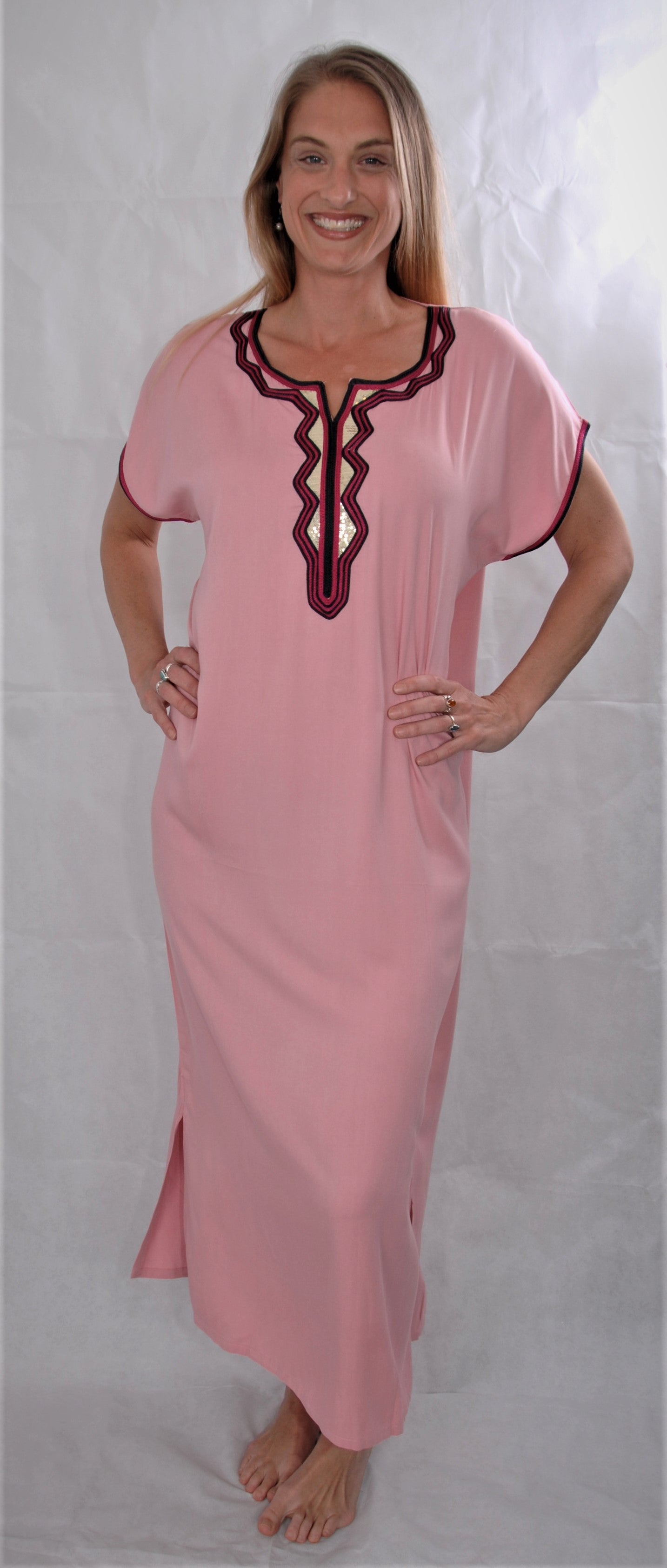 gondura marocaine-rose sombre-taille unique