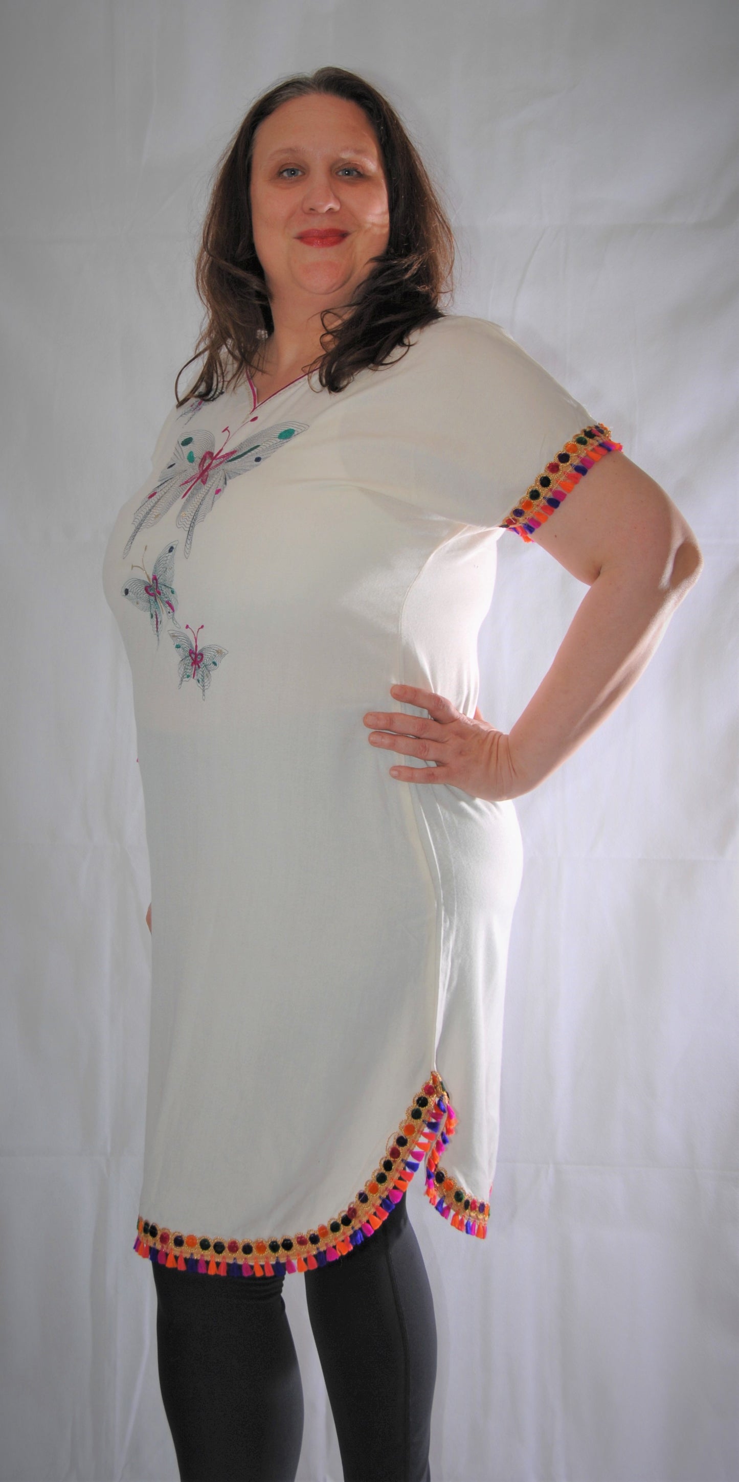 Moroccan non traditional Berber whimsical dress - XL