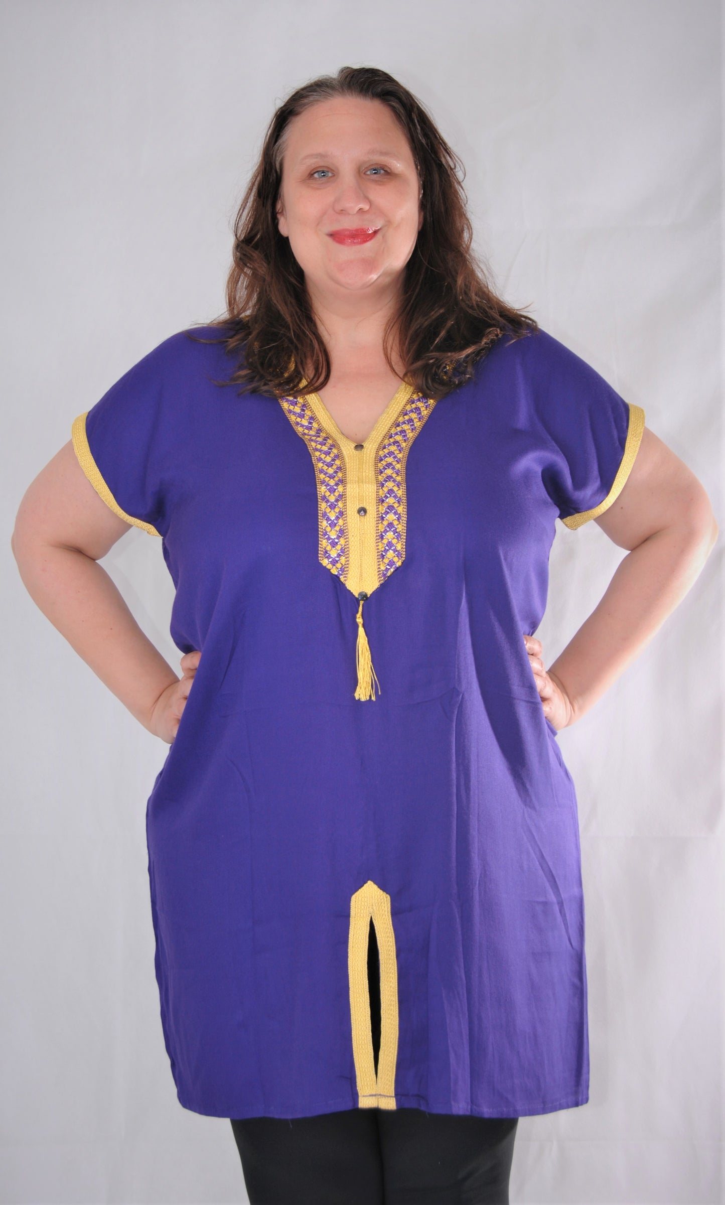 Robe courte/tunique longue marocaine- L