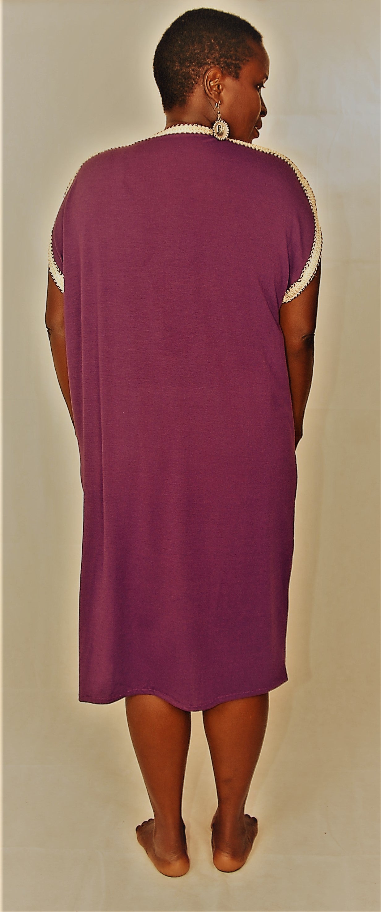 Moroccan short dress, sun, beach, lounge or casual-one size fits all