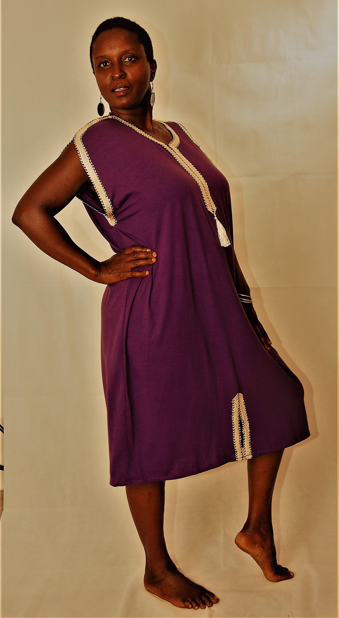Moroccan short dress, sun, beach, lounge or casual-one size fits all