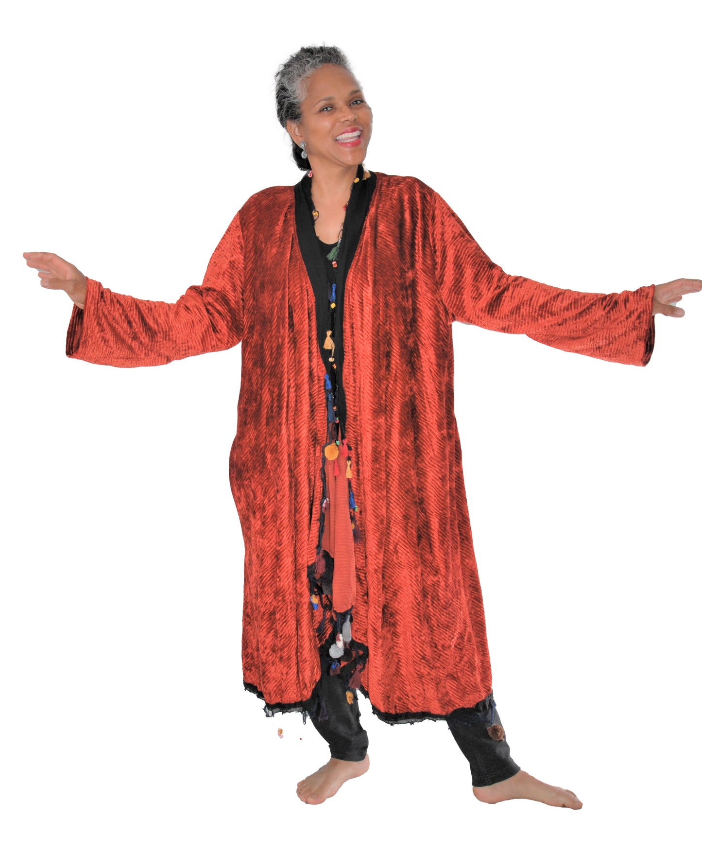 Turkish bohemian jacket wrap - one size -M to XXL