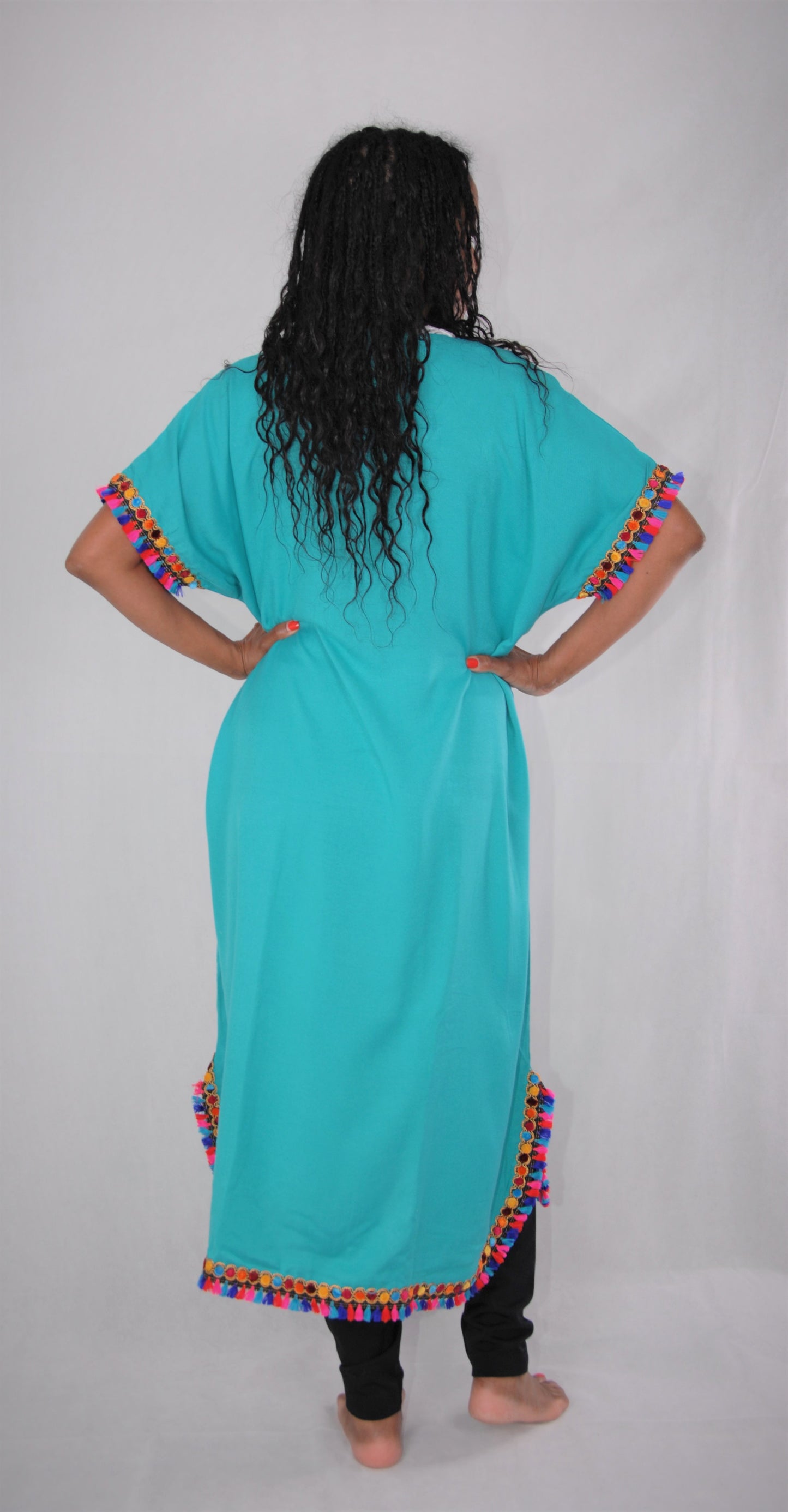 Moroccan non traditional Berber whimsical dress - XL