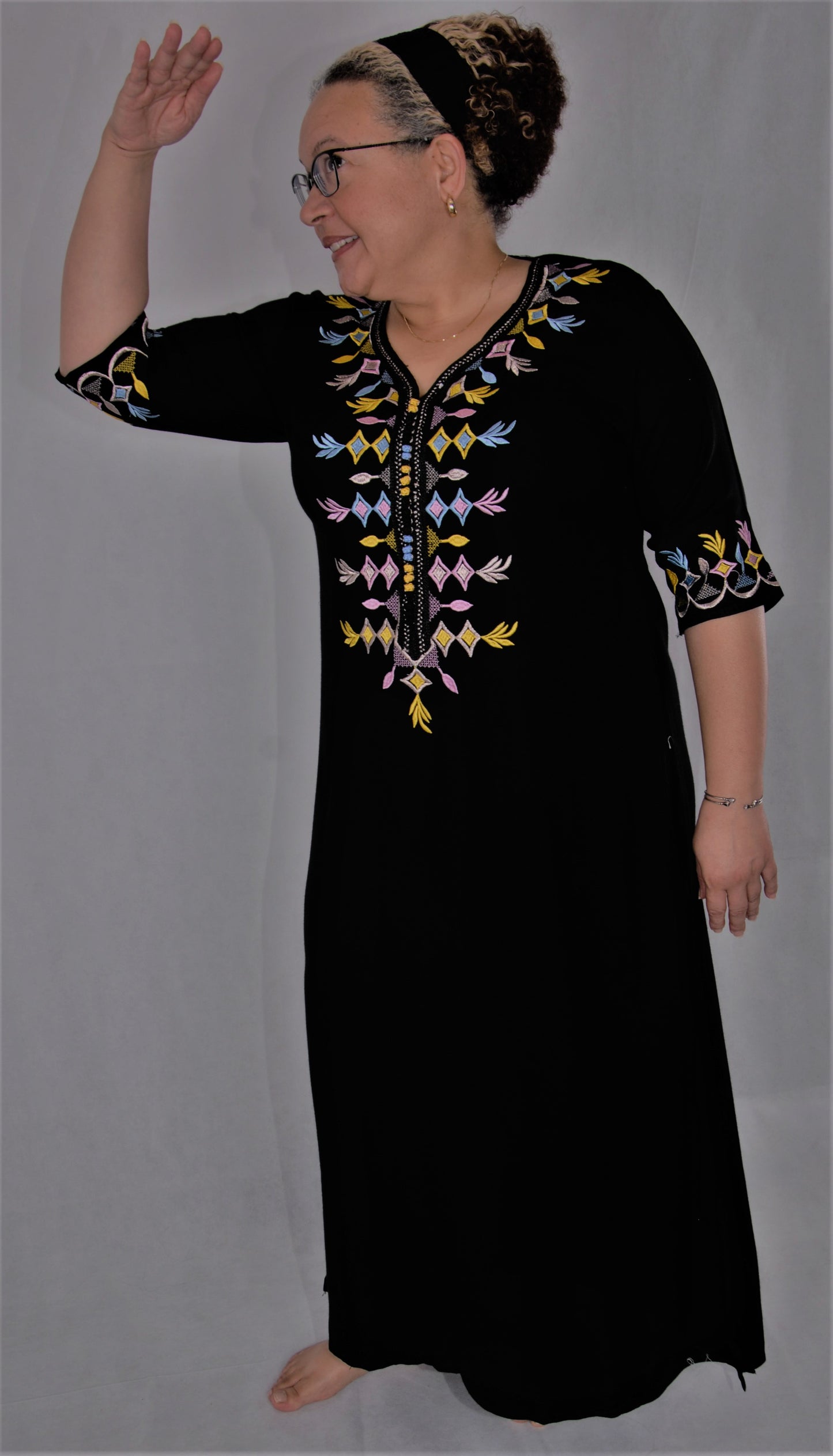 Vestido marroqui-negro-Grande