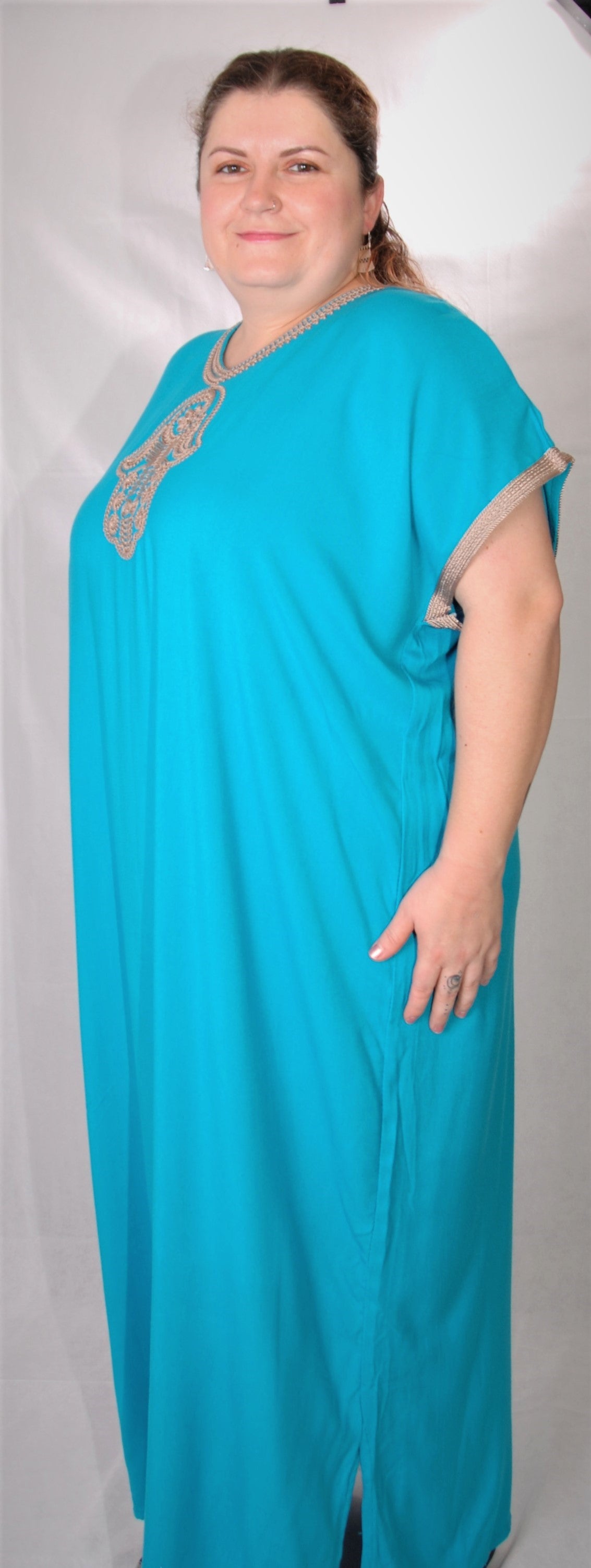 Gondura marocaine - turquoise - taille unique