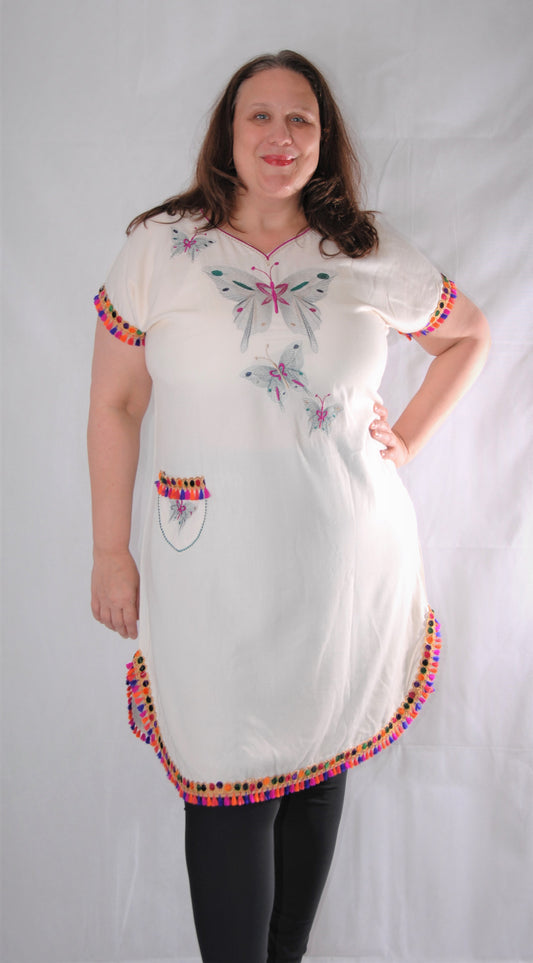 Moroccan non traditional Berber whimsical dress - XL